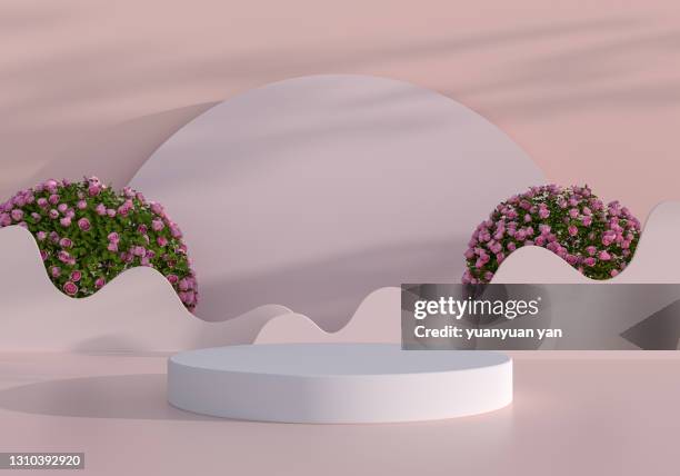 3d rendering product background - stage decoration stock pictures, royalty-free photos & images