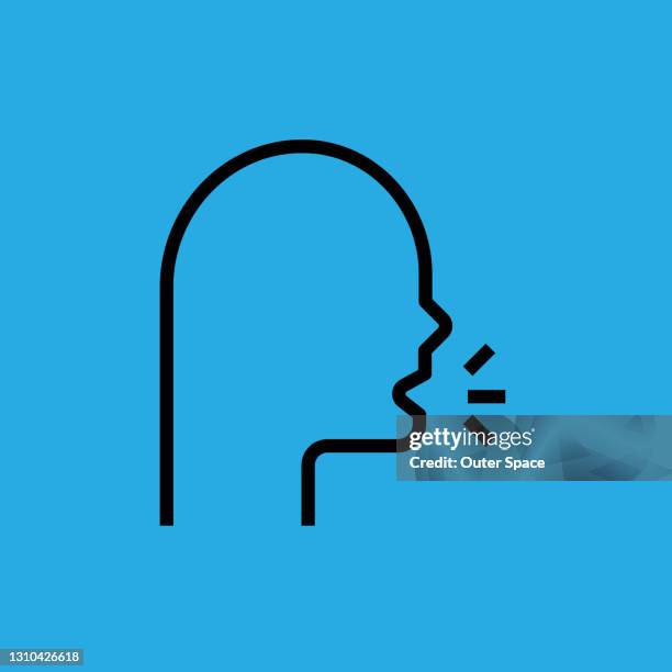 talking line icon - bubble wrap stock illustrations