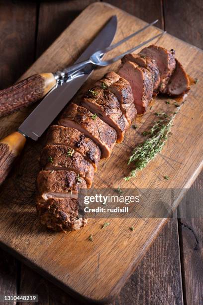 pork tenderloin - pork tenderloin stock pictures, royalty-free photos & images