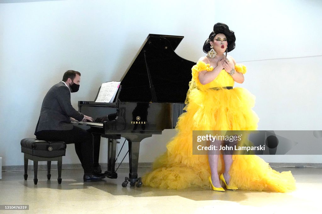 Jasmine Rice Labeija performs Opera at Guggenheim Museum on April 02 ...