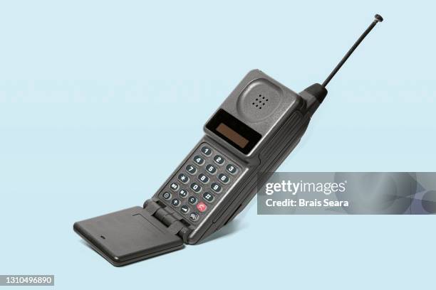 retro mobile phone - past stock pictures, royalty-free photos & images