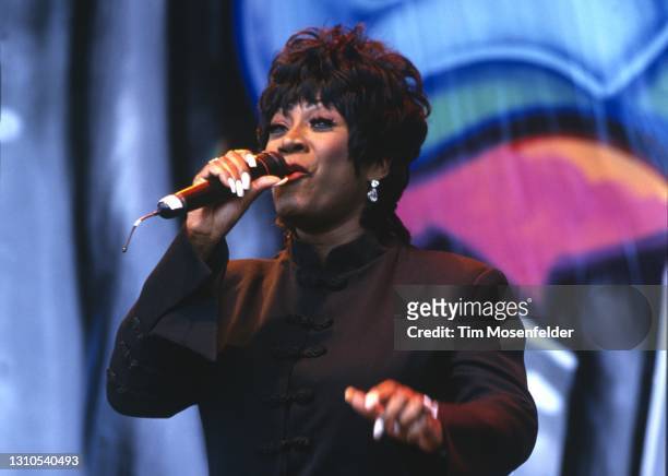 Patti LaBelle performs during KMEL Summer Jam at Shoreline Amphitheatre on August 13, 1994 in Mountain View, California.