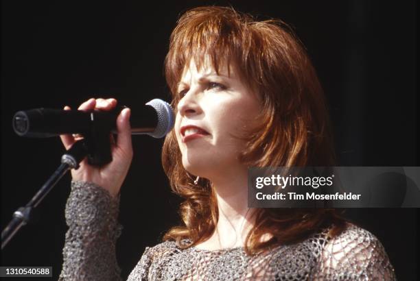 Patty Loveless performs during Countryfest at Shoreline Amphitheatre on May 22, 1994 in Mountain View, California.