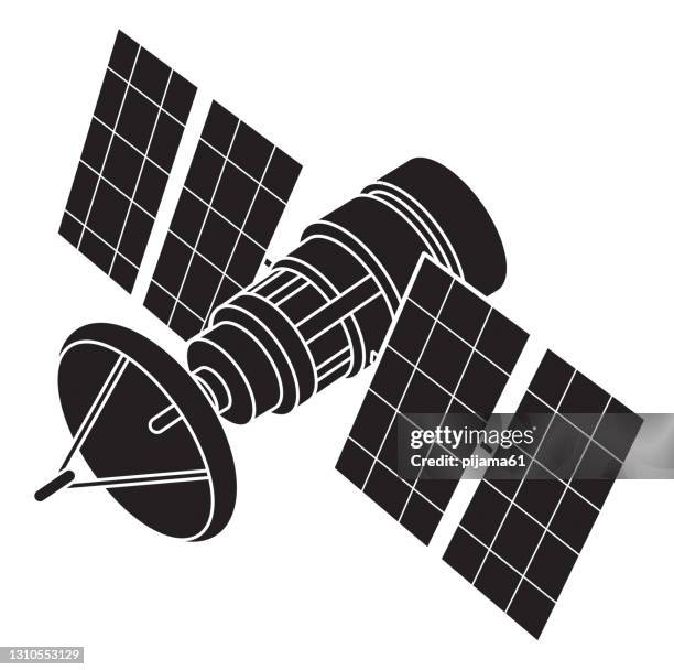 satellite - satellite stock illustrations