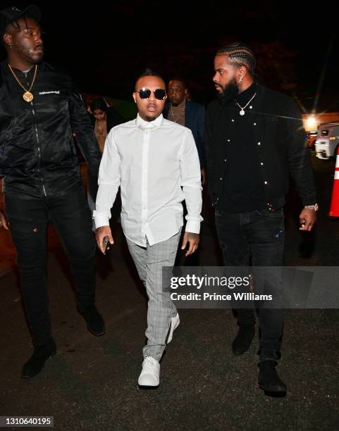 Bow Wow attends Quavo's Birthday Party at a private location on April 2, 2021 in Atlanta, Georgia.