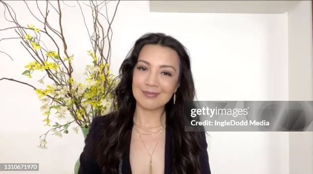 In this screengrab released on April 3, Ming-Na Wen presents the award for Television Series, Television Limited or Miniseries or Television New...