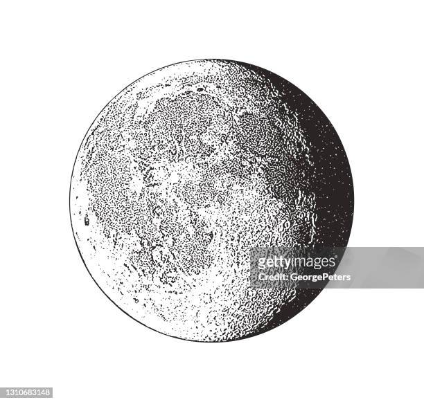 満月 - engraved image点のイラスト素材／クリップアート素材／マンガ素材／アイコン素材