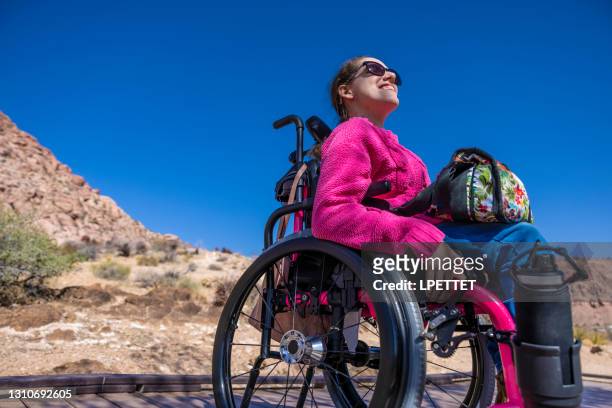Woman With Disability Exploring