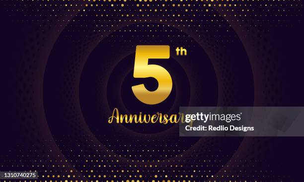 5th anniversary background.stock illustration - corporate invitation stock illustrations