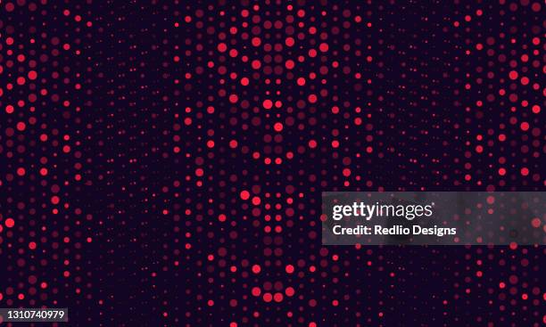 ilustrações de stock, clip art, desenhos animados e ícones de red dotted pattern with dark background - disco ball