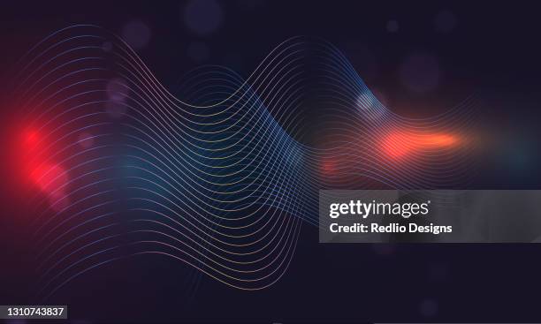 technology waves background.stock illustration - big wave stock illustrations