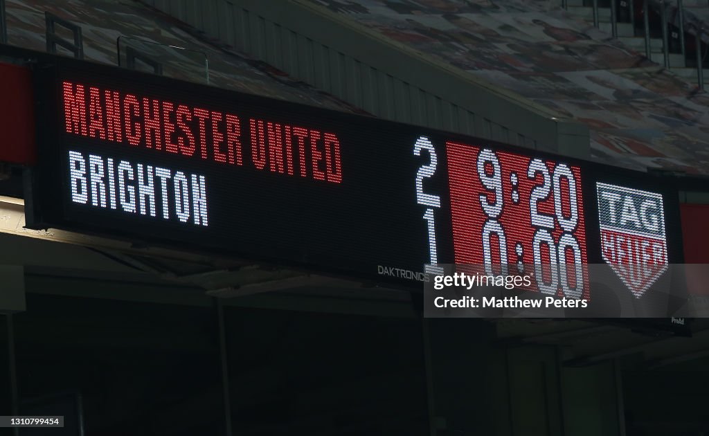 Manchester United v Brighton & Hove Albion - Premier League