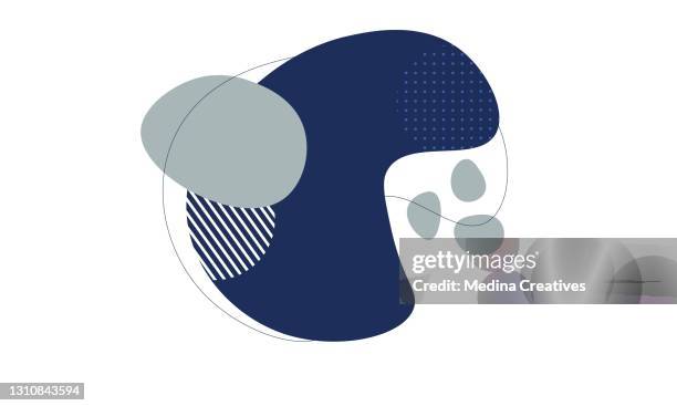 abstract fluid design element - abstract forms stock illustrations