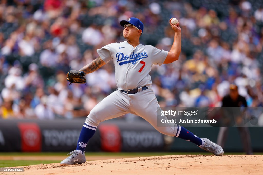 Los Angeles Dodgers v Colorado Rockies