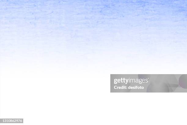 ilustrações de stock, clip art, desenhos animados e ícones de blue and white coloured faded textured and gradient ombre blank empty horizontal vector backgrounds that is smudged - ombré