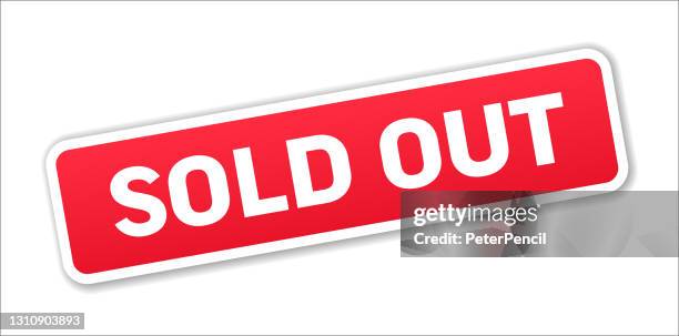 sold out - stamp, banner, label, button template. vector stock illustration - sold out stock illustrations