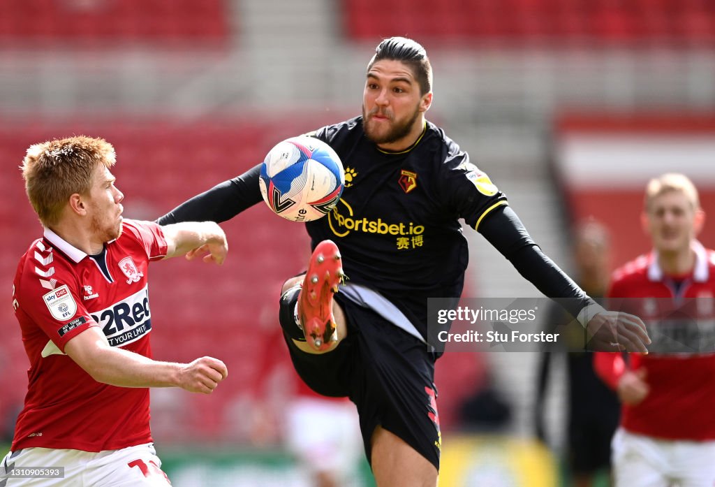 Middlesbrough v Watford - Sky Bet Championship