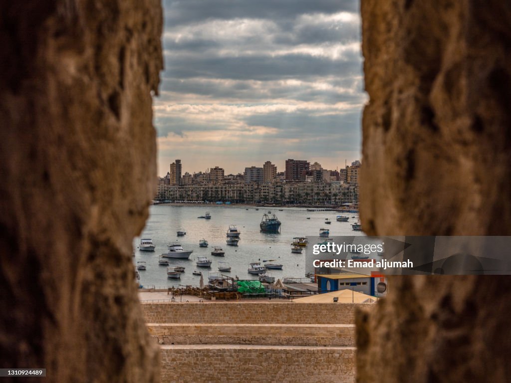 The Mediterranean Seashore, Alexandria, Egypt