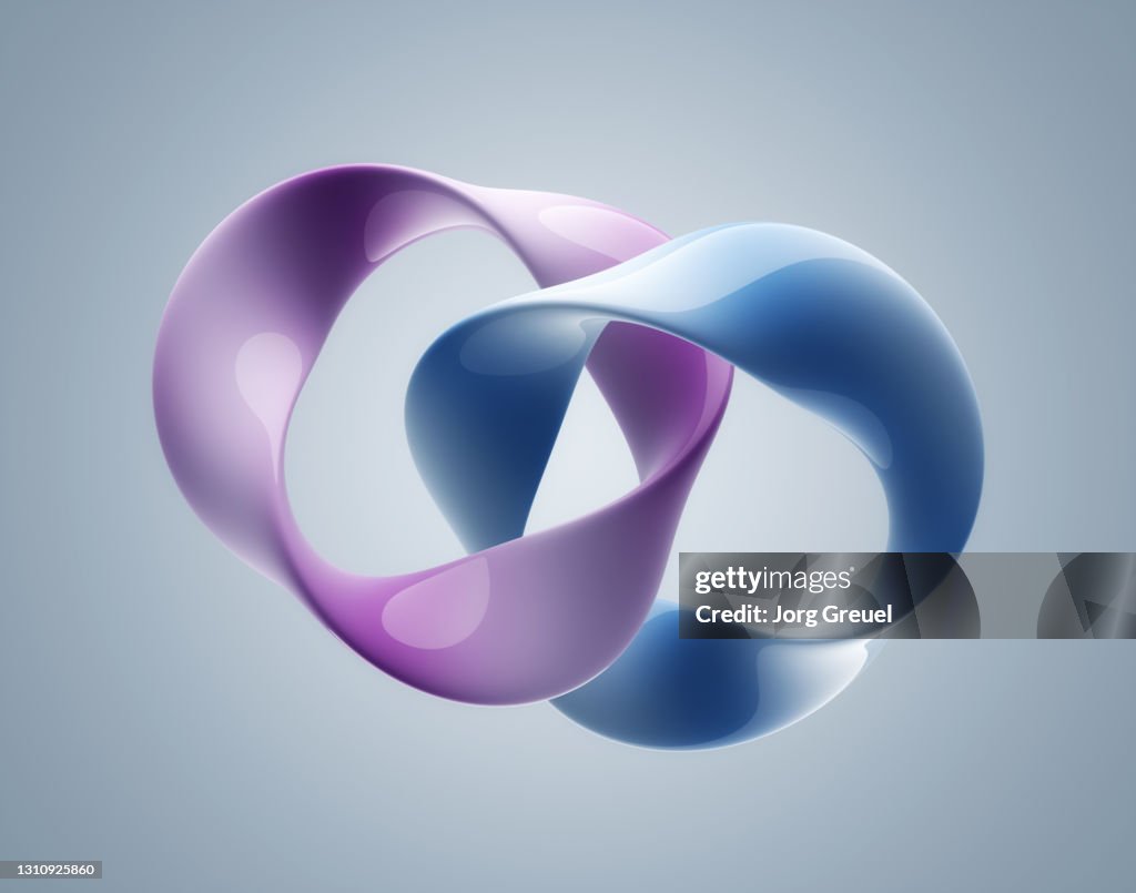 Two connected ring shapes