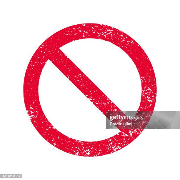 vektorrotes verbotsschild - verbotsschild stock-grafiken, -clipart, -cartoons und -symbole