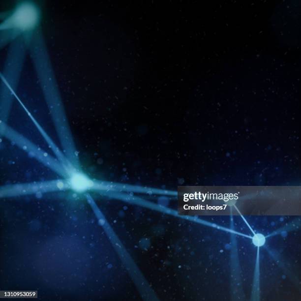 digital connection network futuristic background with copy space - sharing digital information stock illustrations
