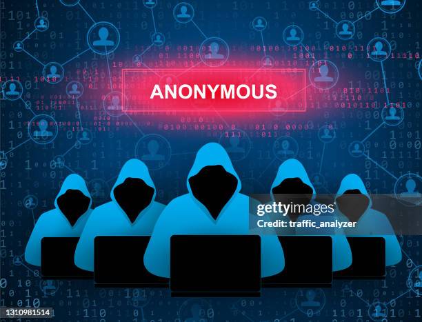 Computer Hacker Begron 60 Person With Computer Dark Background High Res Illustrations - Getty ...