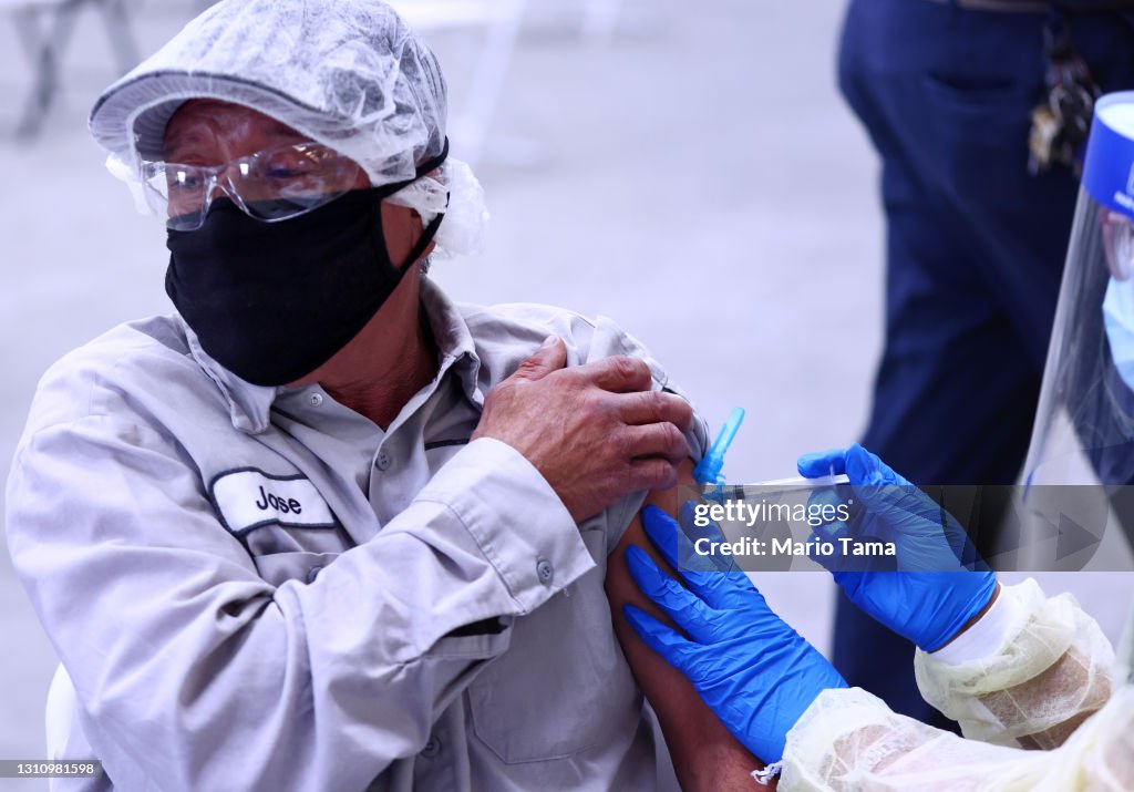 Agriculture Workers In California Receive COVID-19 Vaccination