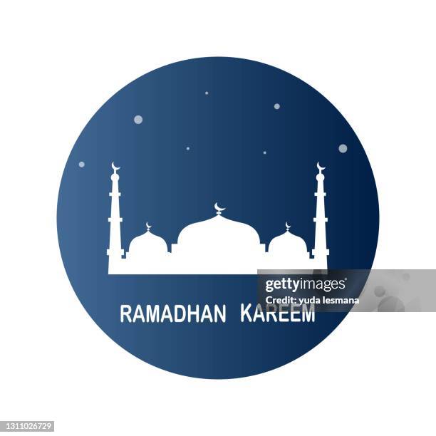 ramadan kareem greeting card - paper lantern white stock illustrations