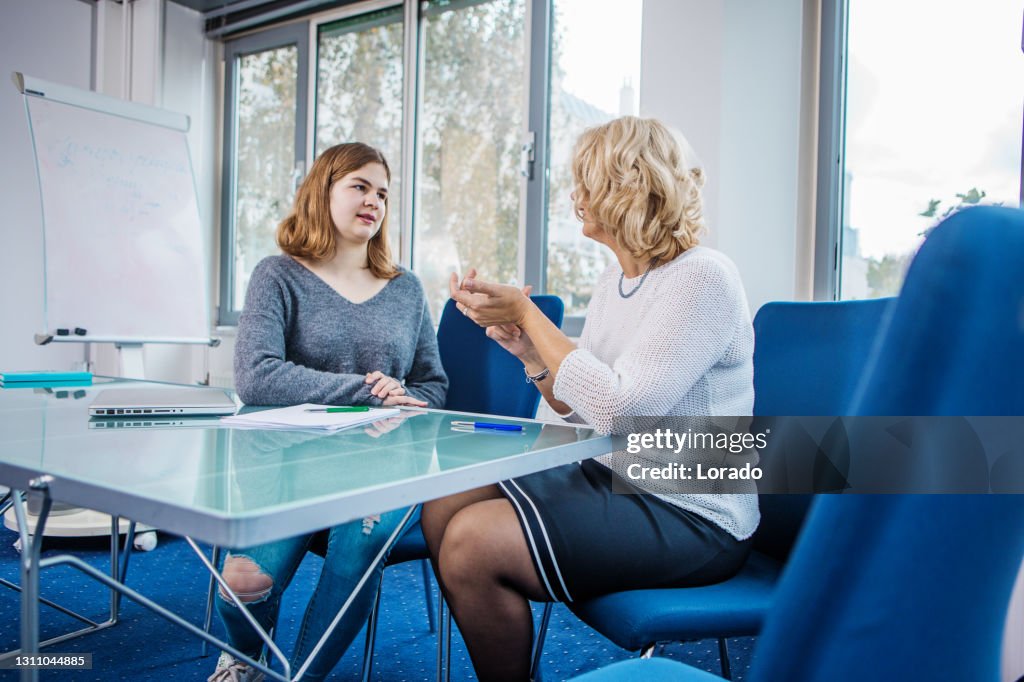 Education classroom setting during a lesson