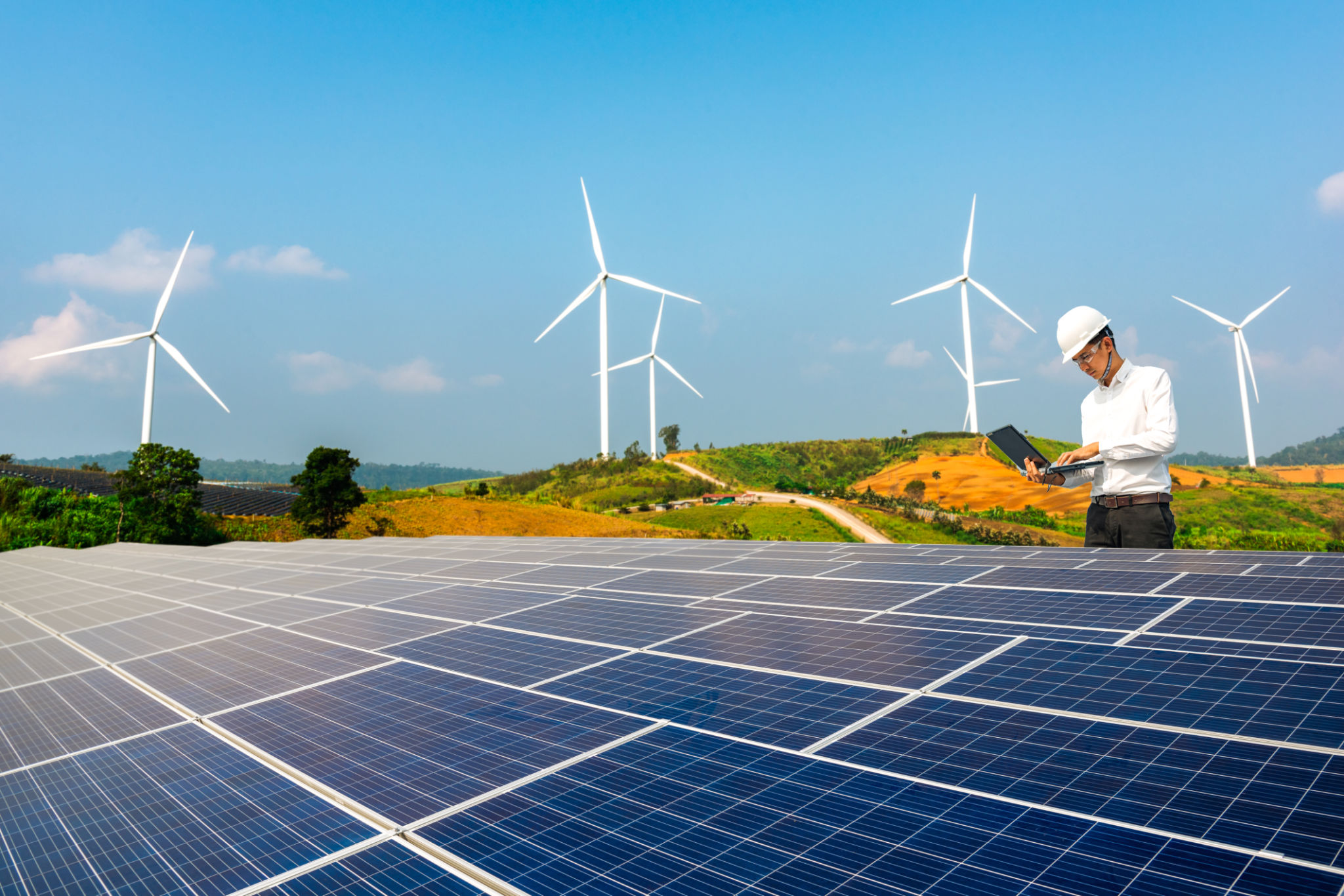 wind turbine installation