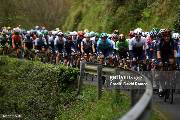 Omar Fraile Matarranz of Spain and Team Astana - Premier Tech, Jonas Vingegaard Rasmussen of Denmark and Team Jumbo - Visma Green Points Jersey & The...