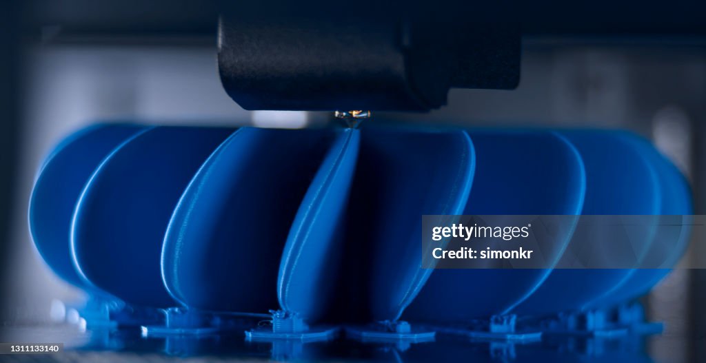 Kunststoff-Lüfter Propellermodell im 3D-Druckverfahren