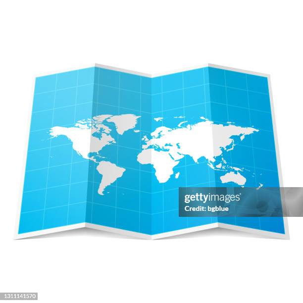 589 World Map Folded Stock Photos, High-Res Pictures, and Images ...