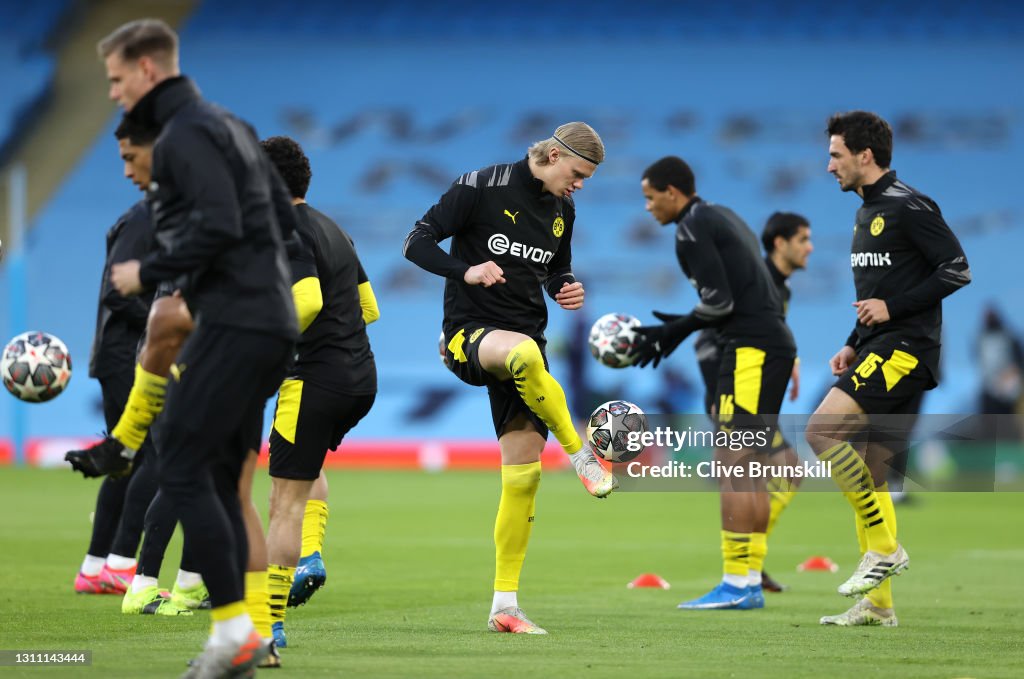 Manchester City v Borussia Dortmund - UEFA Champions League Quarter Final: Leg One