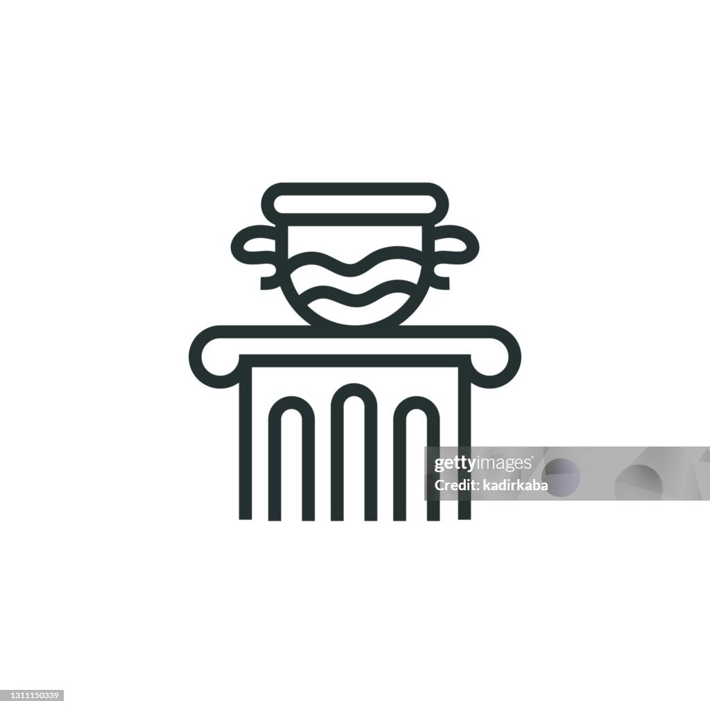 Museum Line Icon