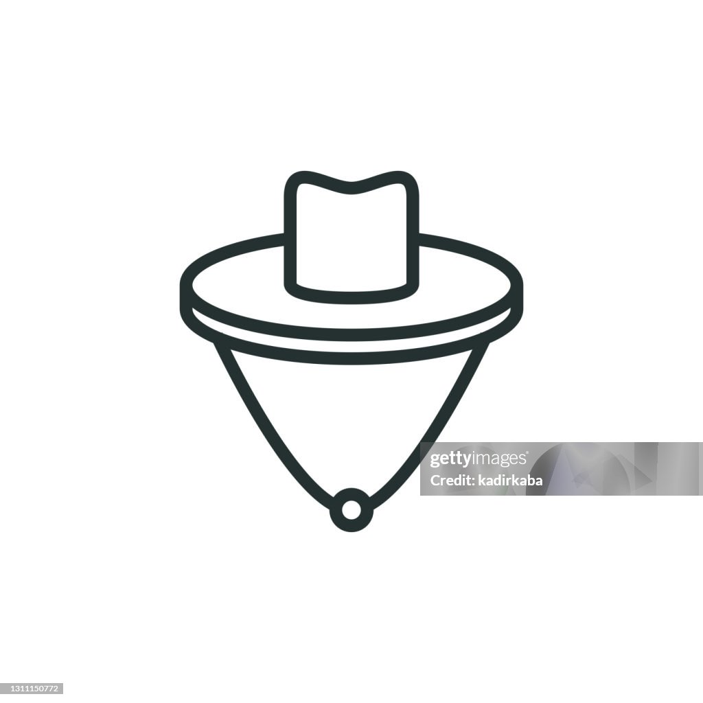 Explorer Hat Line Icon
