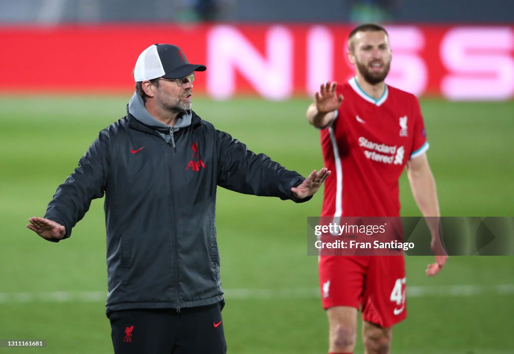 Real Madrid v Liverpool FC - UEFA Champions League Quarter Final: Leg One