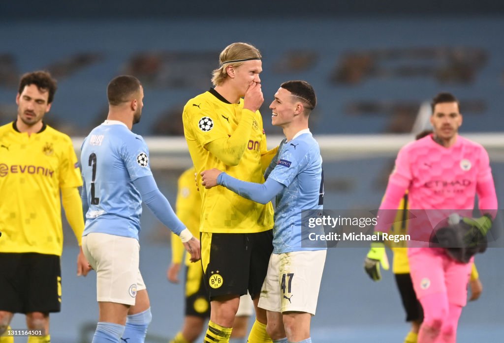 Manchester City v Borussia Dortmund  - UEFA Champions League Quarter Final: Leg One