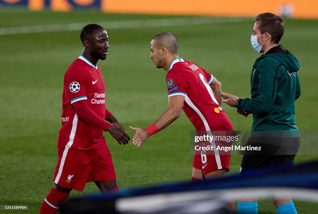 Real Madrid v Liverpool FC - UEFA Champions League Quarter Final: Leg One