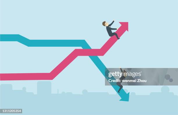 development - compare two stock illustrations
