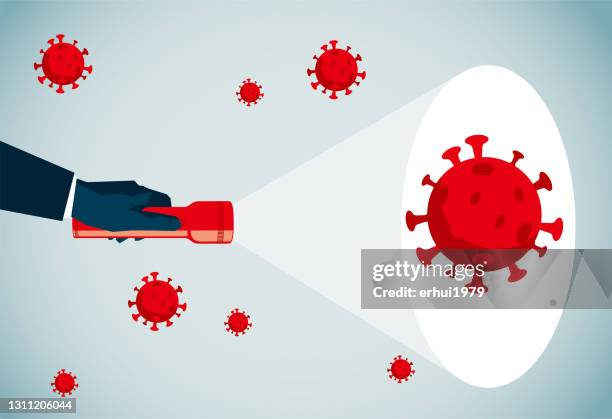 stockillustraties, clipart, cartoons en iconen met coronavirus - threats