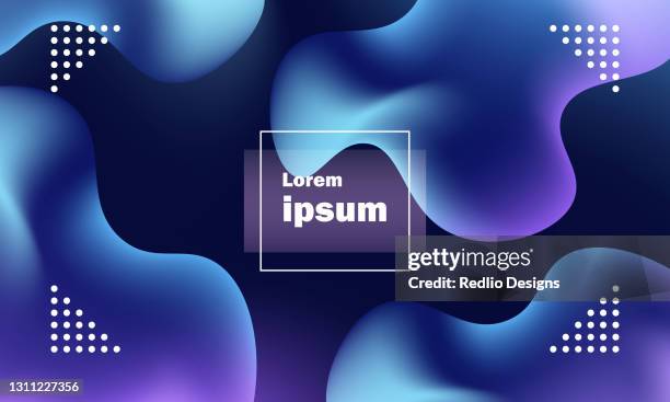 abstract modern graphic element. abstract gradient liquid shape. fluid vector banners. stock illustration - intersect texture stock illustrations