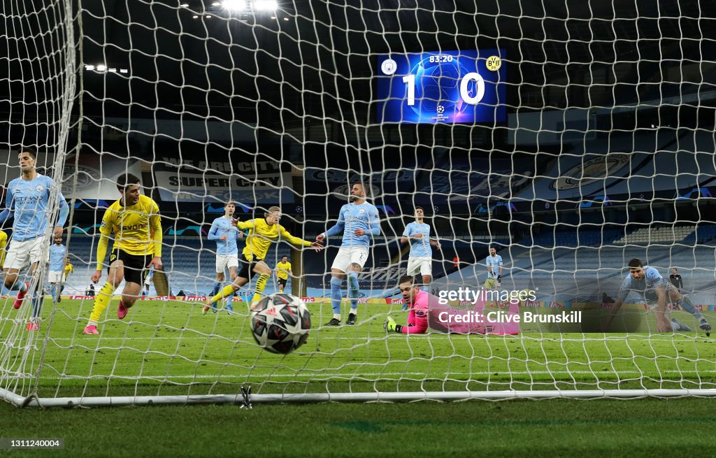 Manchester City v Borussia Dortmund  - UEFA Champions League Quarter Final: Leg One