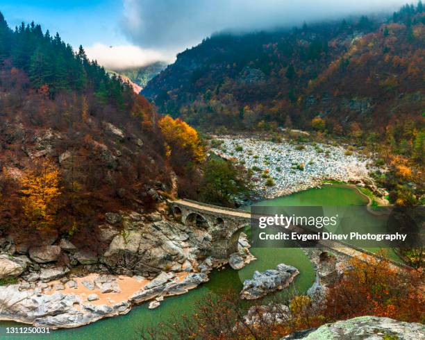 devil's bridge - bulgaria landmark stock pictures, royalty-free photos & images