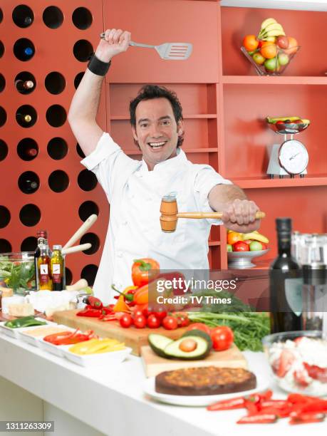 Strictly Come Dancing judge Craig Revel Horwood posed as a chef, circa 2007.