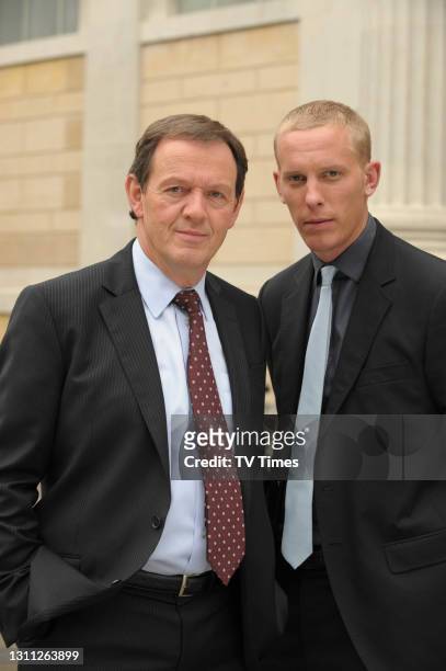 Lewis actors Kevin Whately and Laurence Fox, on March 21, 2009.
