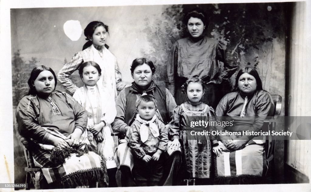 Portrait Of Osage Women & Children