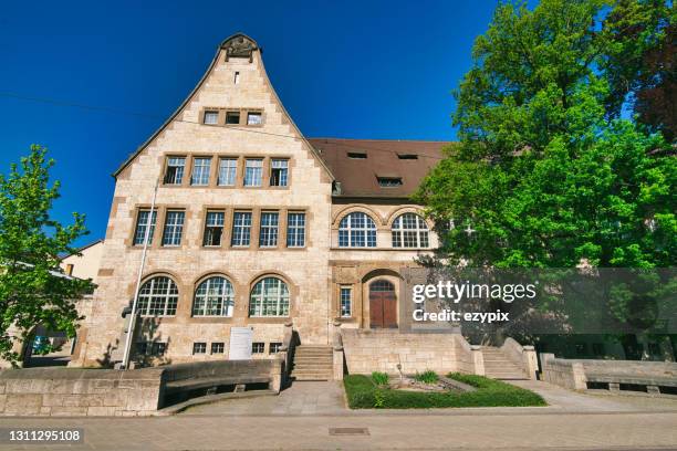 de universiteit van friedrich schiller in jena - jena stockfoto's en -beelden