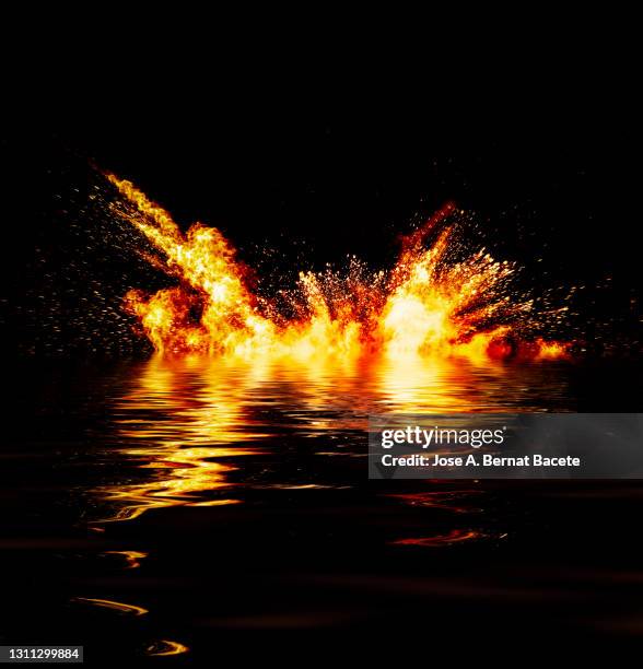 Fire Explade Portrate 6 986 Liquid Fire Stock Photos, High-Res Pictures, and Images - Getty ...