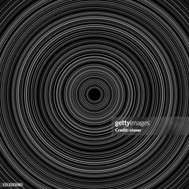 white concentric circles - tree rings stock illustrations